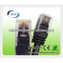 23/24 / 26AWG Cat6 Cable de conexión UTP